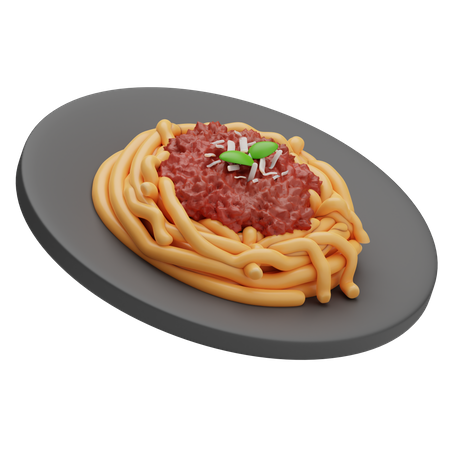 Spaghetti  3D Icon