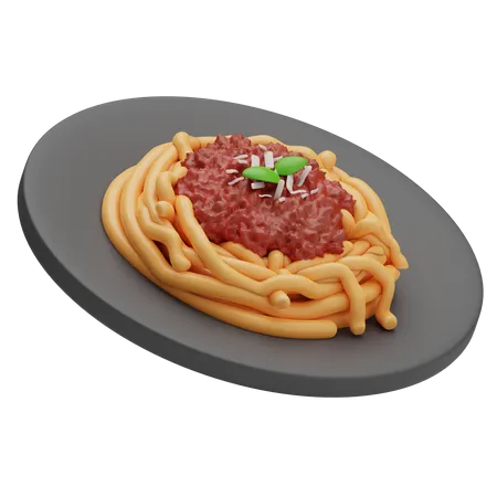 Spaghetti  3D Icon