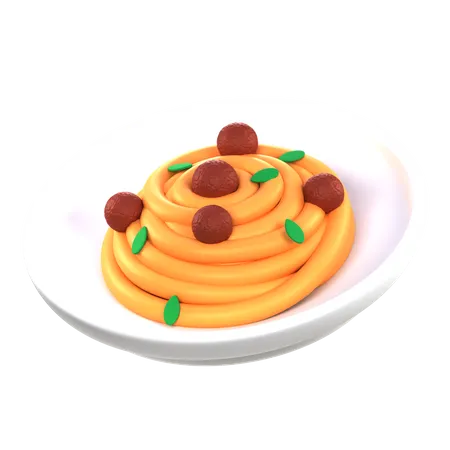 Spaghetti  3D Icon