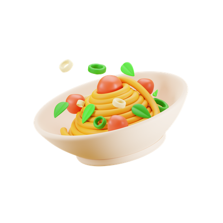 Spaghetti  3D Icon