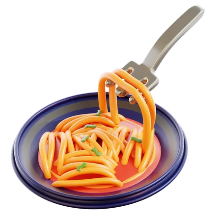 Spaghetti  3D Icon