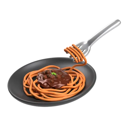 Spaghetti  3D Icon