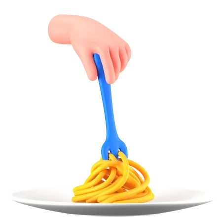 Spaghetti  3D Icon