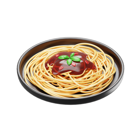 Spaghetti  3D Icon