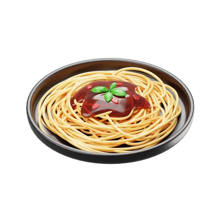 Spaghetti  3D Icon