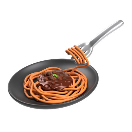 Spaghetti  3D Icon