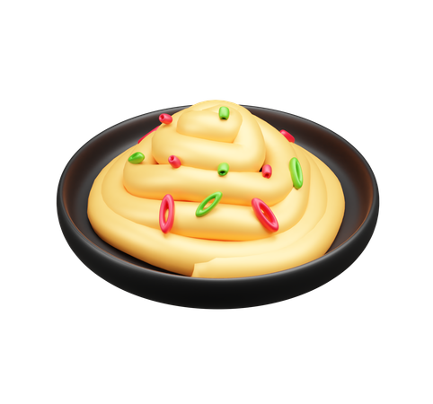Spaghetti Pasta  3D Icon