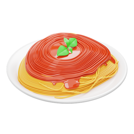 Spaghetti-Nudeln  3D Icon