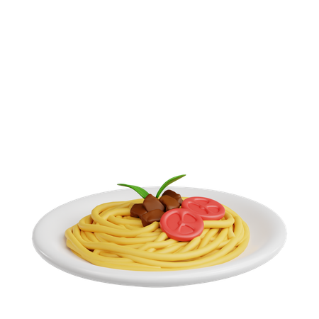 Spaghetti  3D Icon