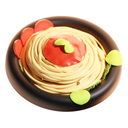 Spaghetti  3D Icon