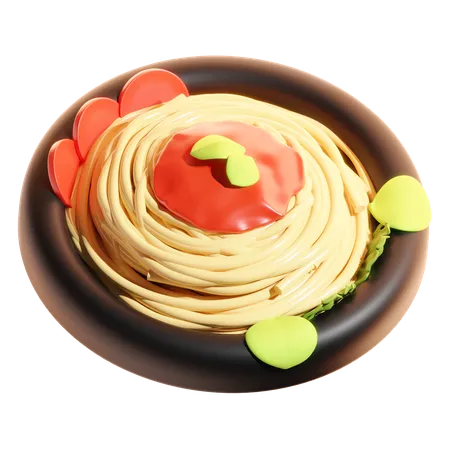 Spaghetti  3D Icon