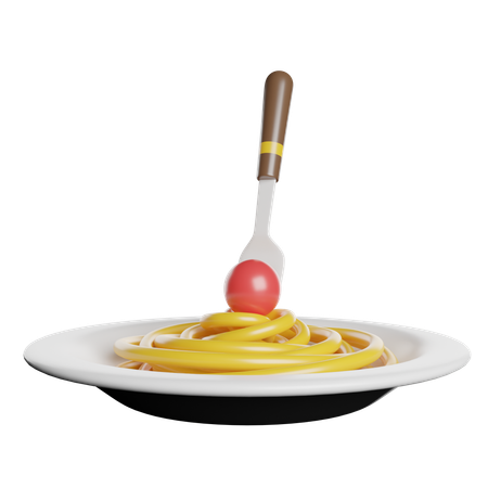 Spaguetti  3D Icon