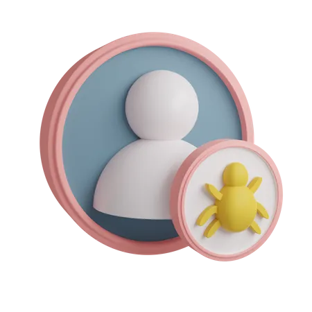 Spam-Benutzer  3D Icon