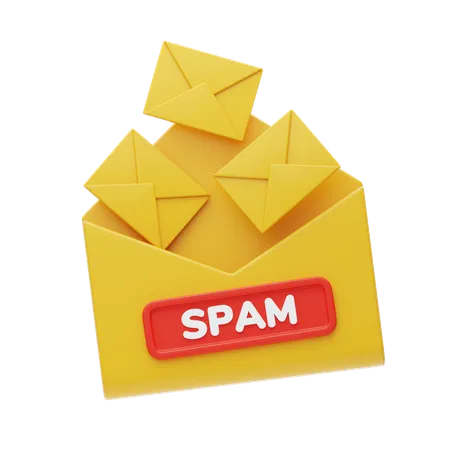 Spam-E-Mail  3D Icon