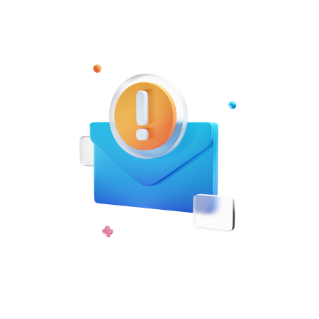 Spam E-Mail  3D Icon