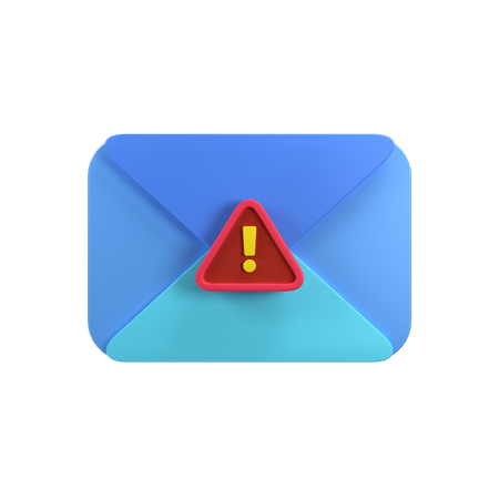 Spam E-Mail  3D Icon