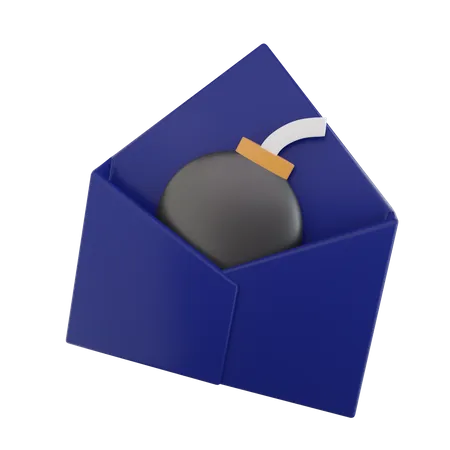 Spam E-Mail  3D Icon