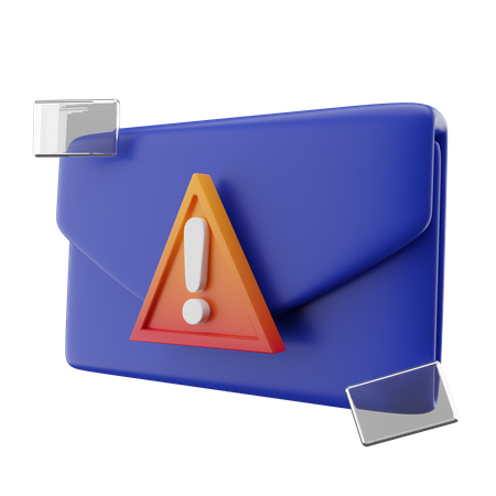 Spam E-Mail  3D Icon