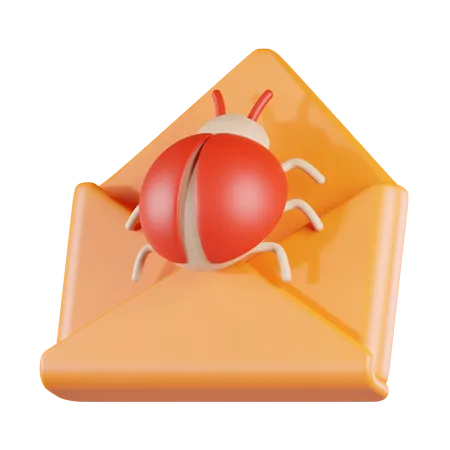 Spam E-Mail  3D Icon