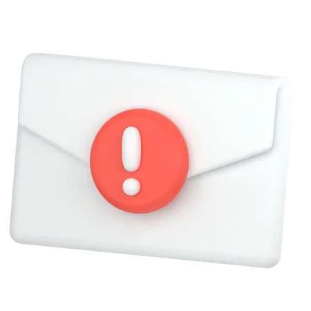 Spam email  3D Icon