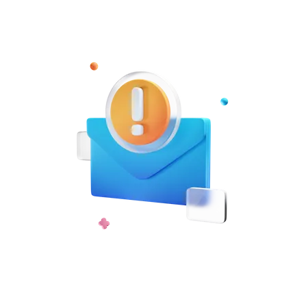 Spam Email  3D Icon