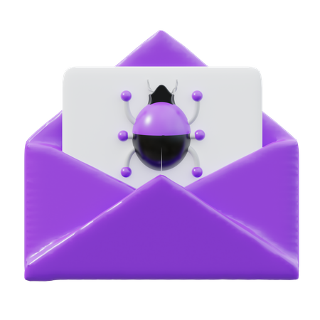 Spam Email  3D Icon