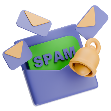 Spam Email  3D Icon