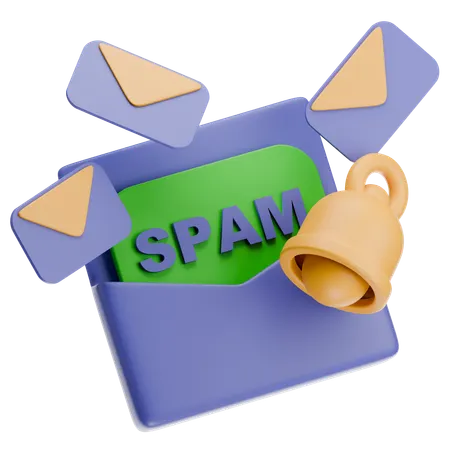 Spam Email  3D Icon