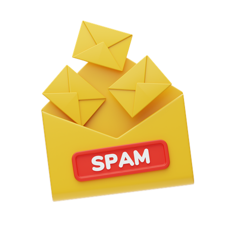 Spam Email  3D Icon