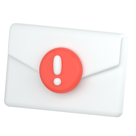 Spam email  3D Icon
