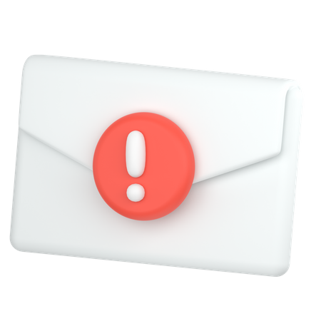 Spam email  3D Icon
