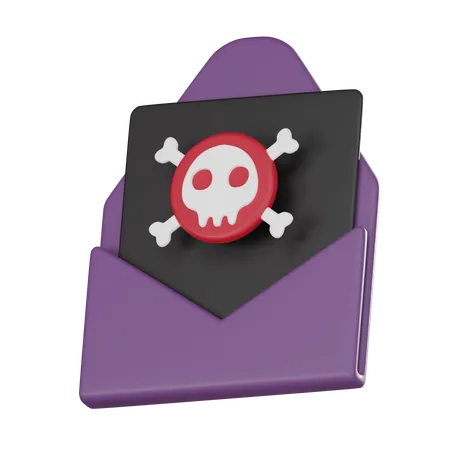 Spam Email Virus Icon Dangers Of Online Threats Enhance Your Cybersecurity Projects With This Striking 3 D Render 3D Icon