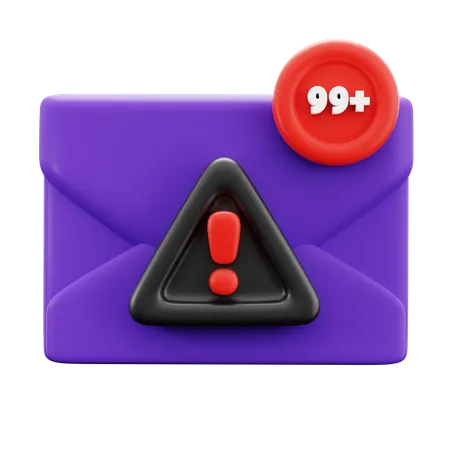 E-mail spam  3D Icon
