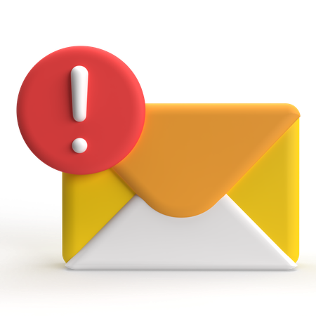 Spam-Mails  3D Icon