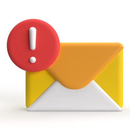 Spam-Mails  3D Icon