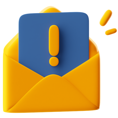 Spam-Mails  3D Icon