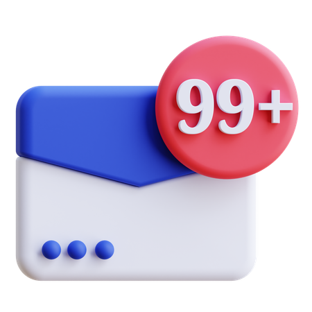 Spam-Mails  3D Icon