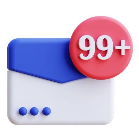 Spam-Mails  3D Icon