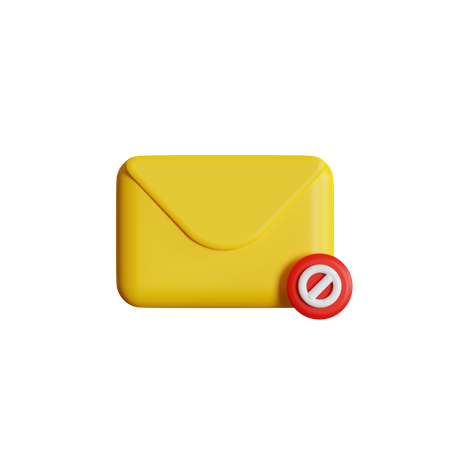 Spam Mail  3D Icon