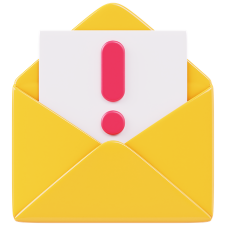 Spam Mail  3D Icon