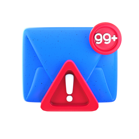 Spam Mail  3D Icon