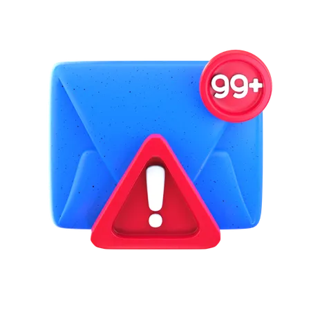 Spam Mail  3D Icon