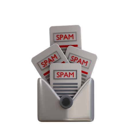 Spam Mail  3D Icon