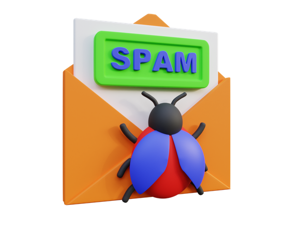 Spam Mail  3D Icon