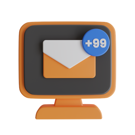 Spam Mail  3D Icon