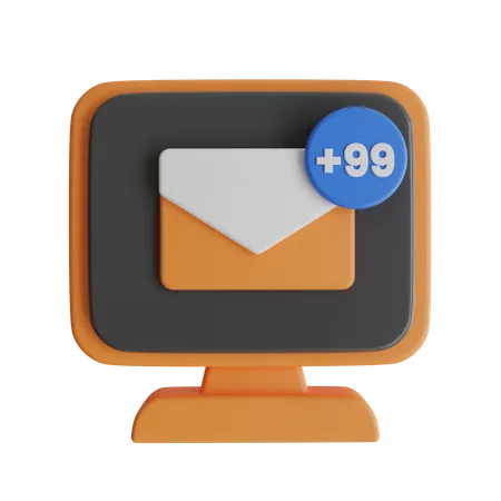 Spam Mail  3D Icon