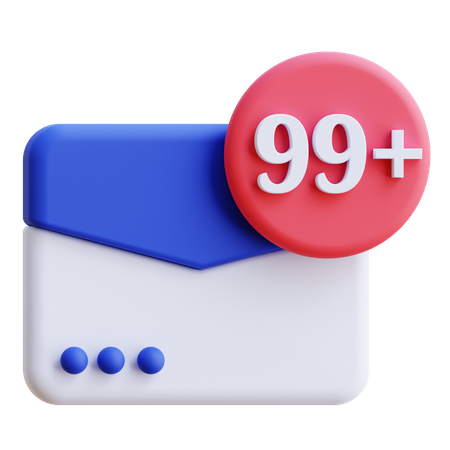 Spam Mail  3D Icon