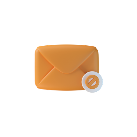 Spam Mail  3D Icon