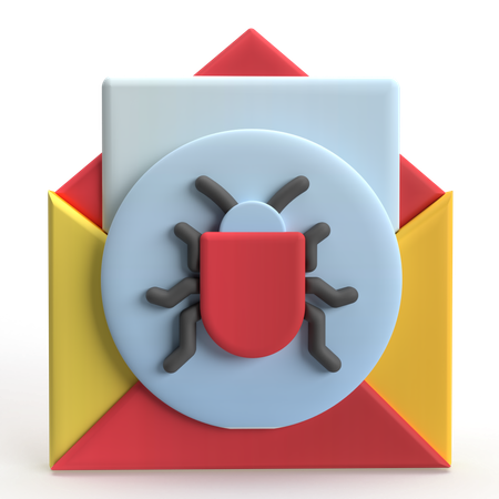 Spam Mail  3D Icon