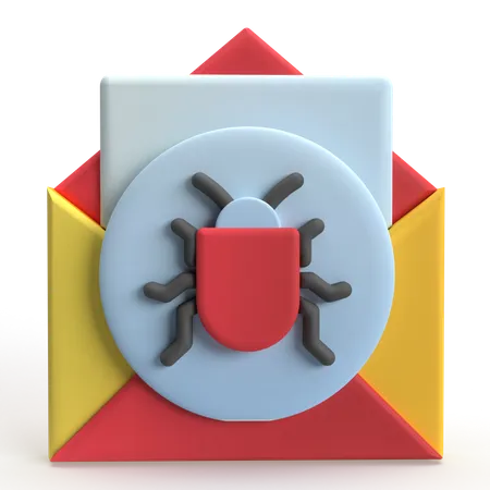 Spam Mail  3D Icon